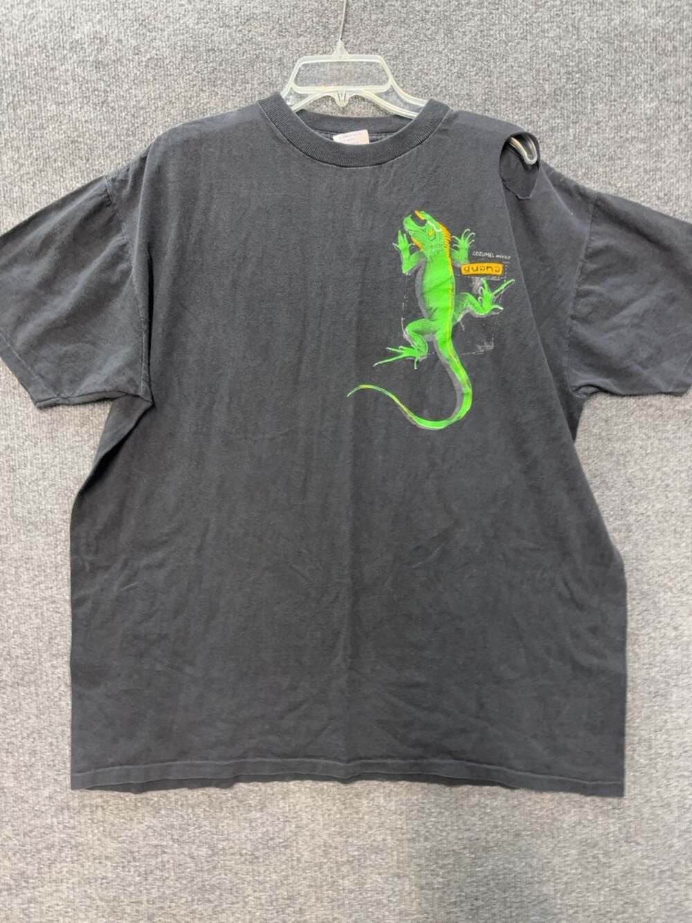 Vintage Caribe Caribbean Cozumel Mexico Iguana Graphic T-Shirt XXL